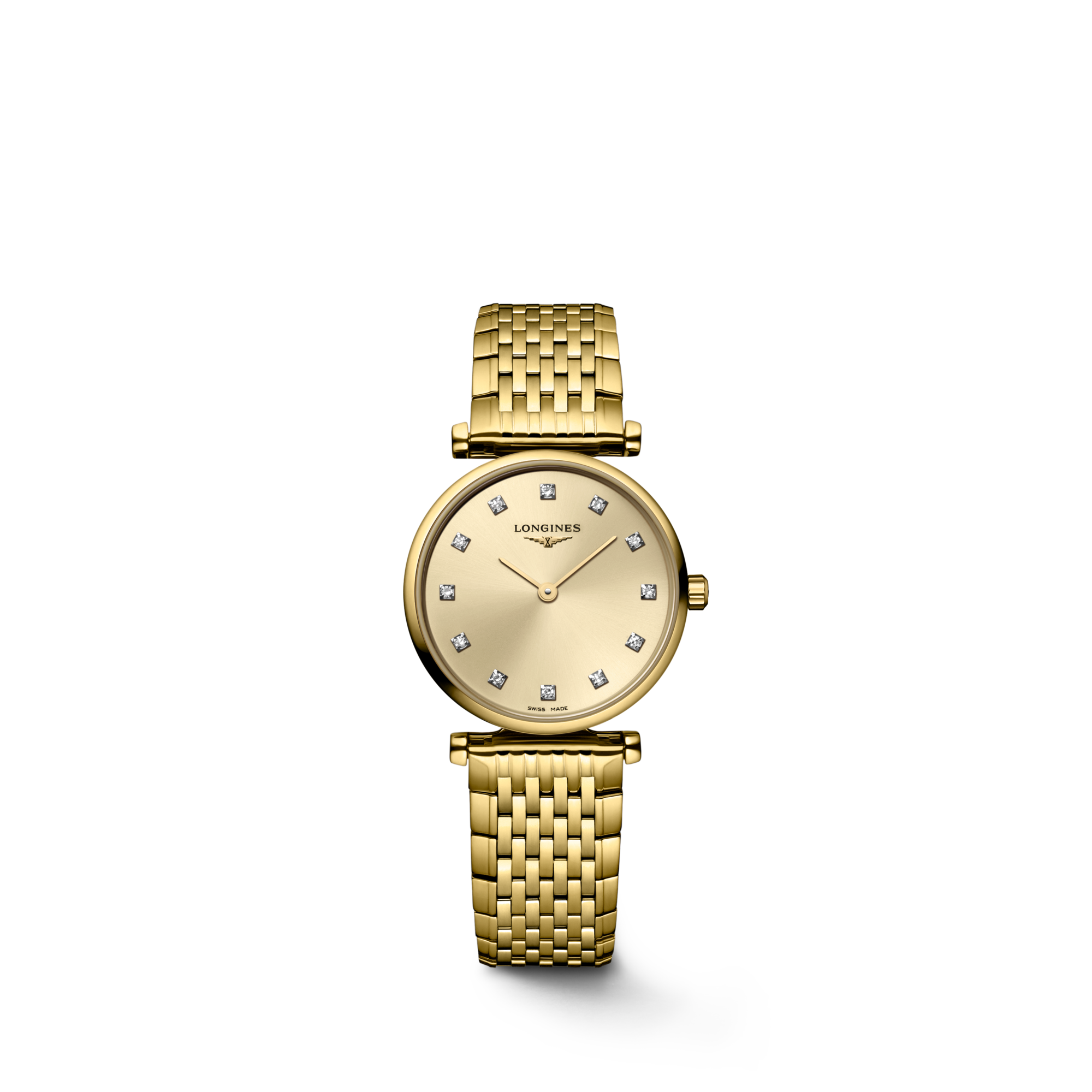 Longines La Grande Classique L4.209.2.37.8 Quartz Watch Gilt Dial