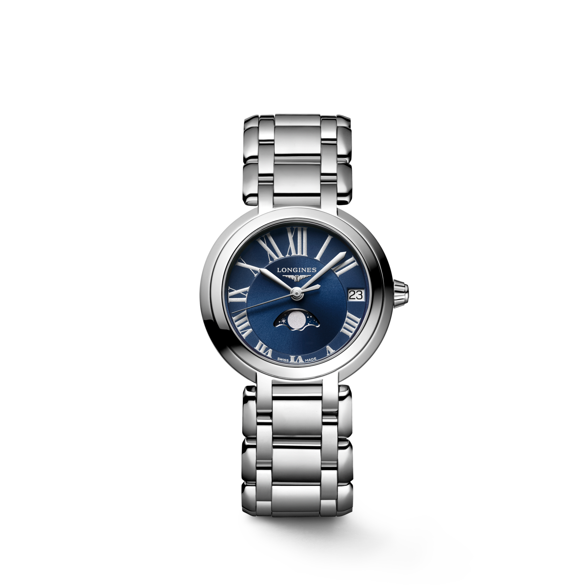 Longines PrimaLuna L81154916 Women's Quartz Watch Blue Dial